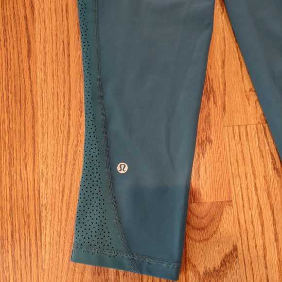 Lululemon Ready To Race Crop 6 Deep Cove 21" Lulu - Picture 7 of 8